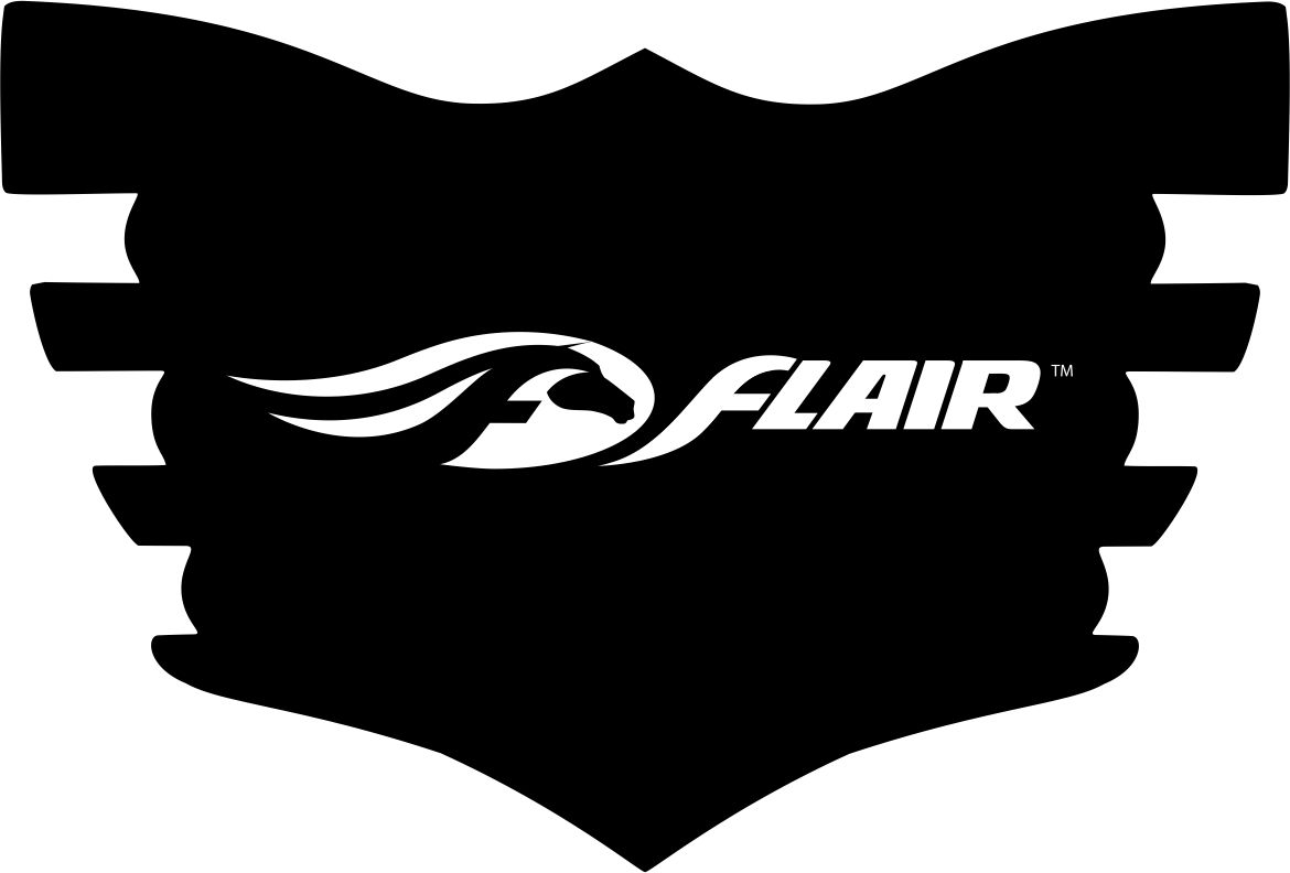 FLAIR Logo Strip Shape Solid Fill